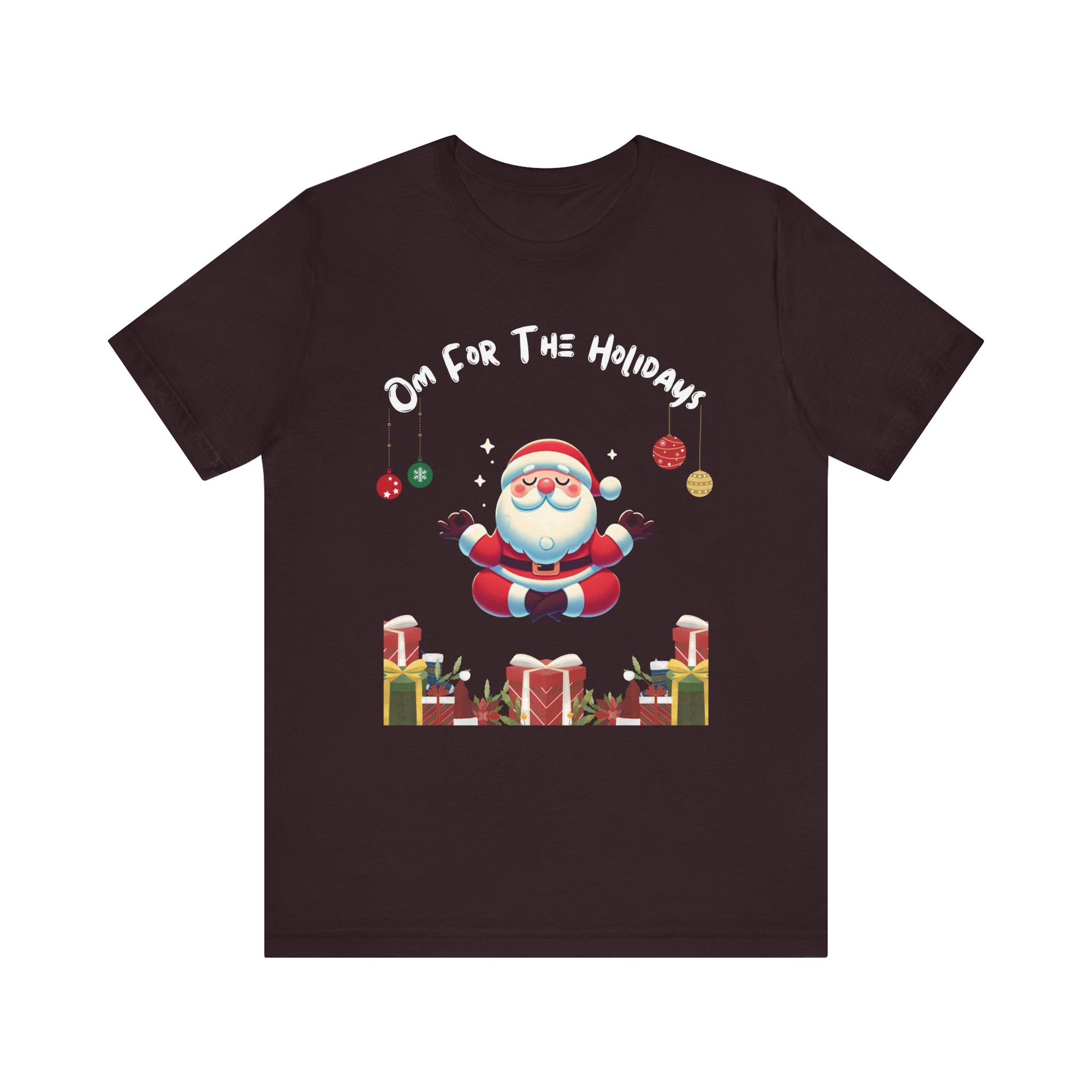 Festive Santa Mindful Gift Tee - Om for the holidays