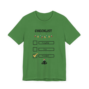 Festive Mindful Checklist Tee