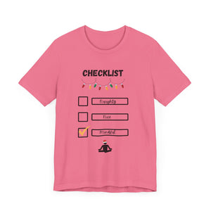 Festive Mindful Checklist Tee