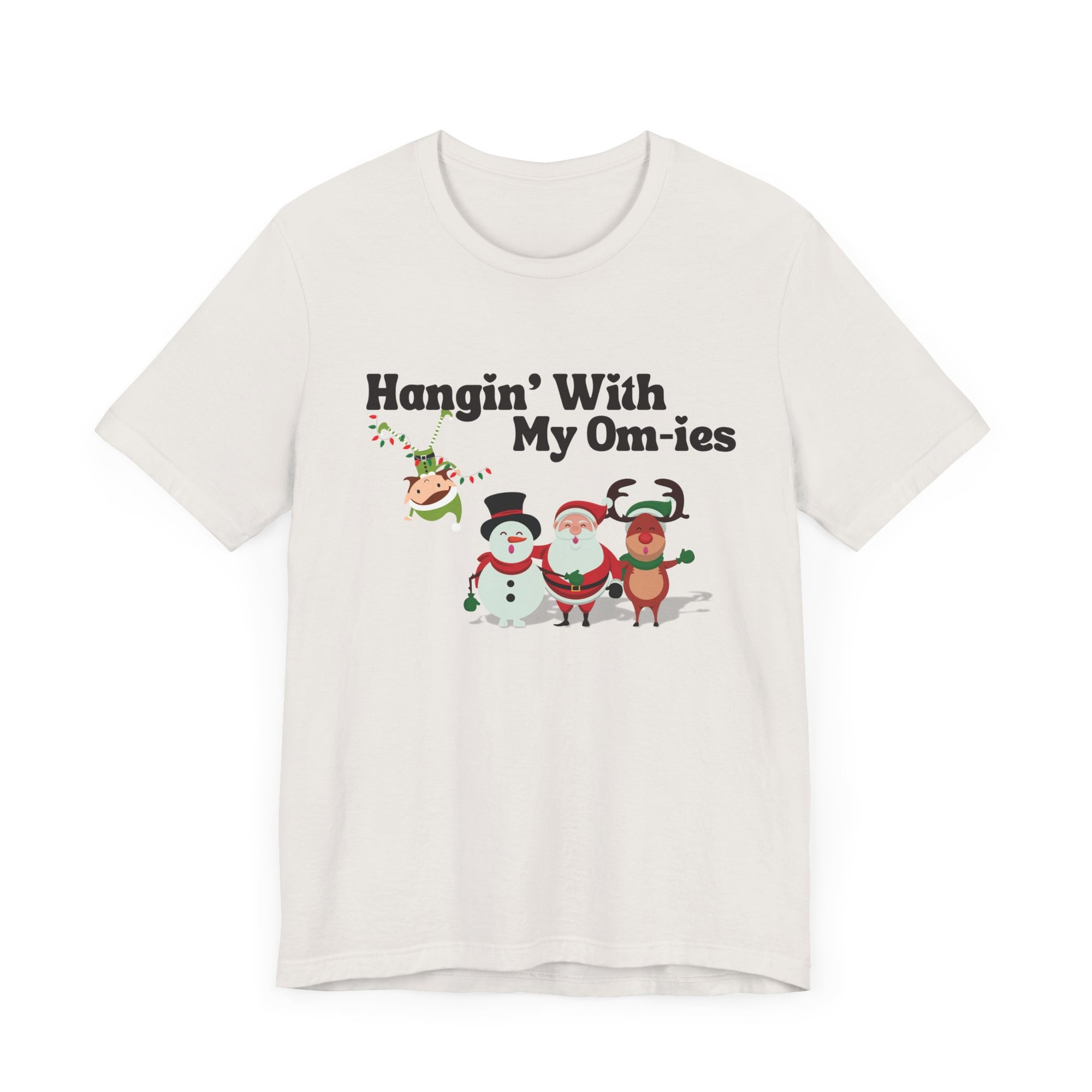 Festive Holiday Mindful Tee - Hangin’ With My Om-ies