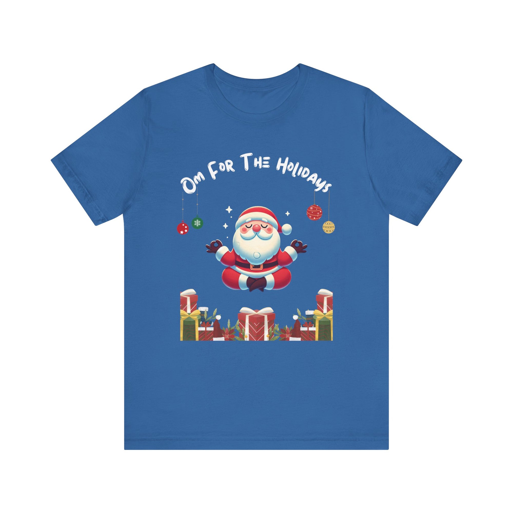 Festive Santa Mindful Gift Tee - Om for the holidays