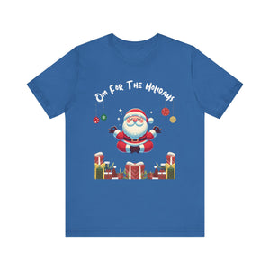 Festive Santa Mindful Gift Tee - Om for the holidays