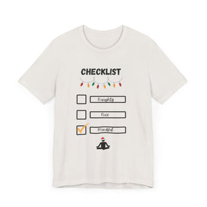 Festive Mindful Checklist Tee