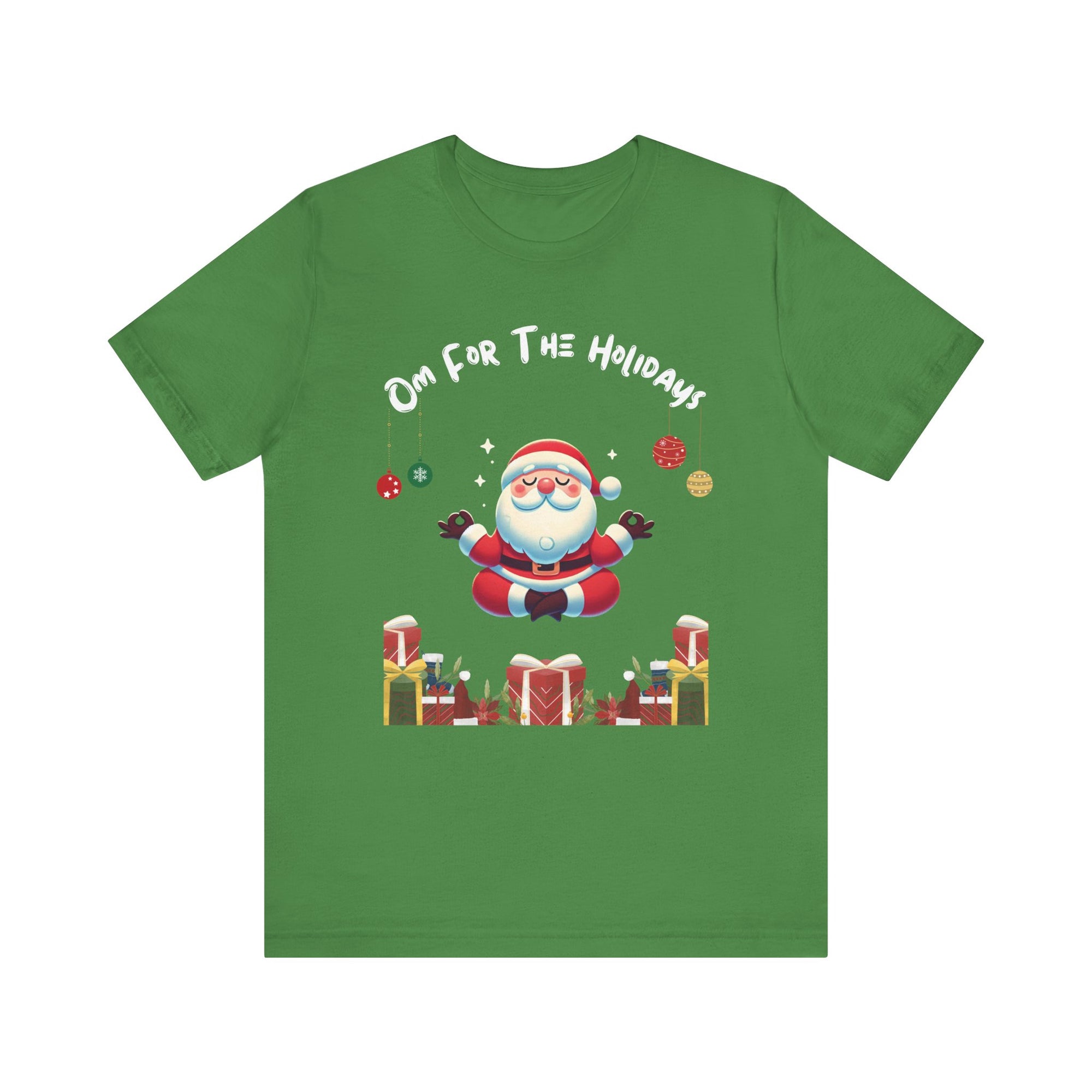 Festive Santa Mindful Gift Tee - Om for the holidays