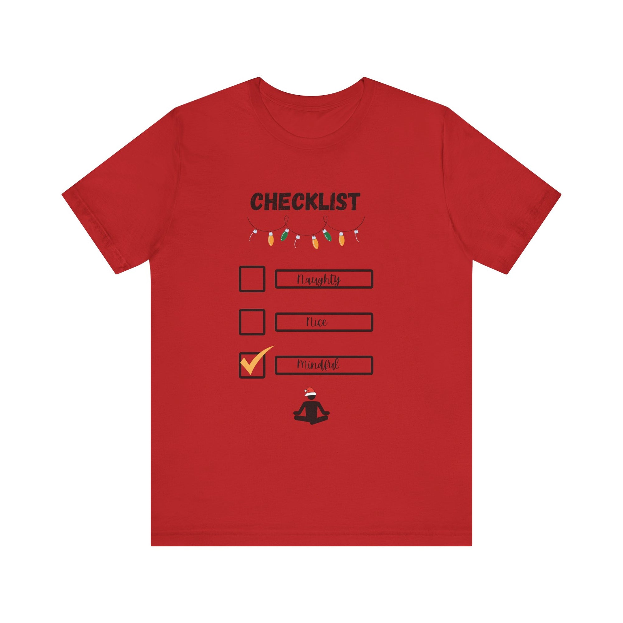 Festive Mindful Checklist Tee