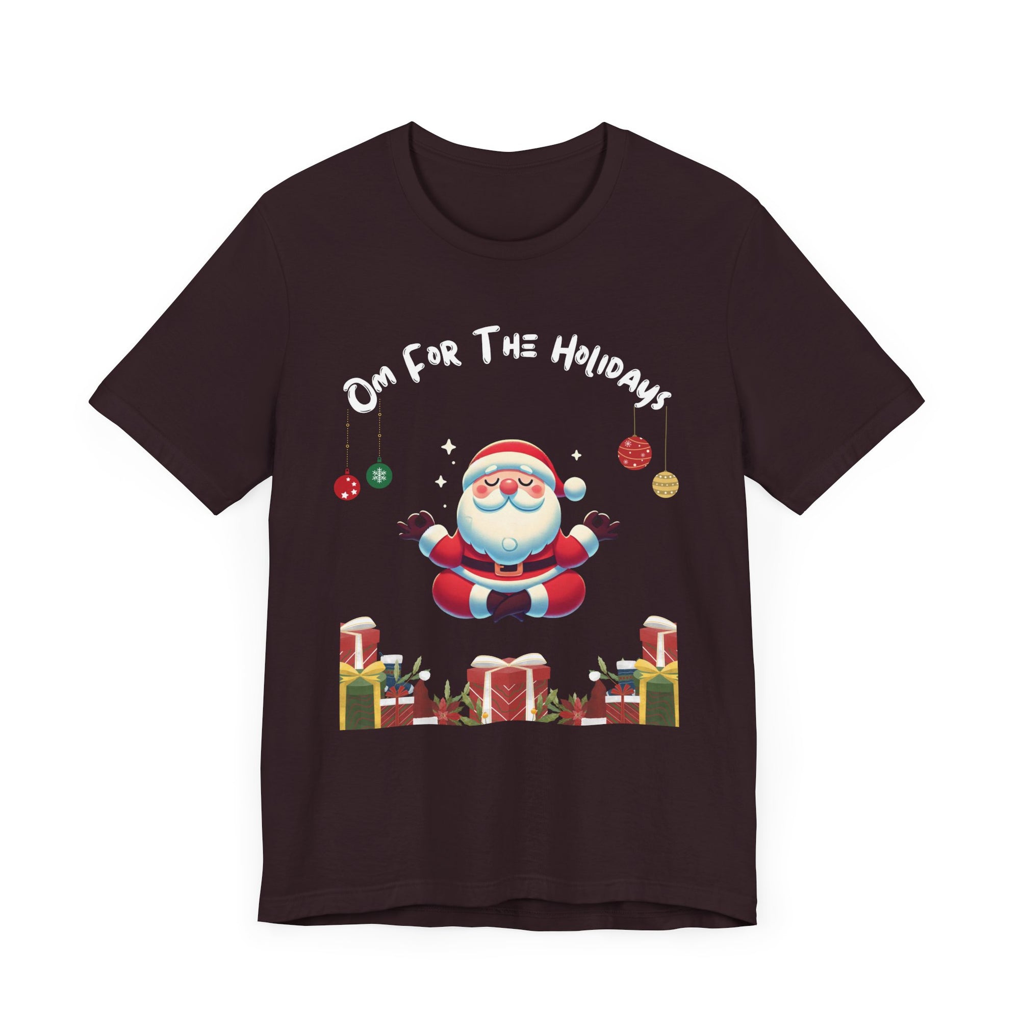 Festive Santa Mindful Gift Tee - Om for the holidays