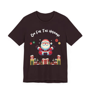 Festive Santa Mindful Gift Tee - Om for the holidays