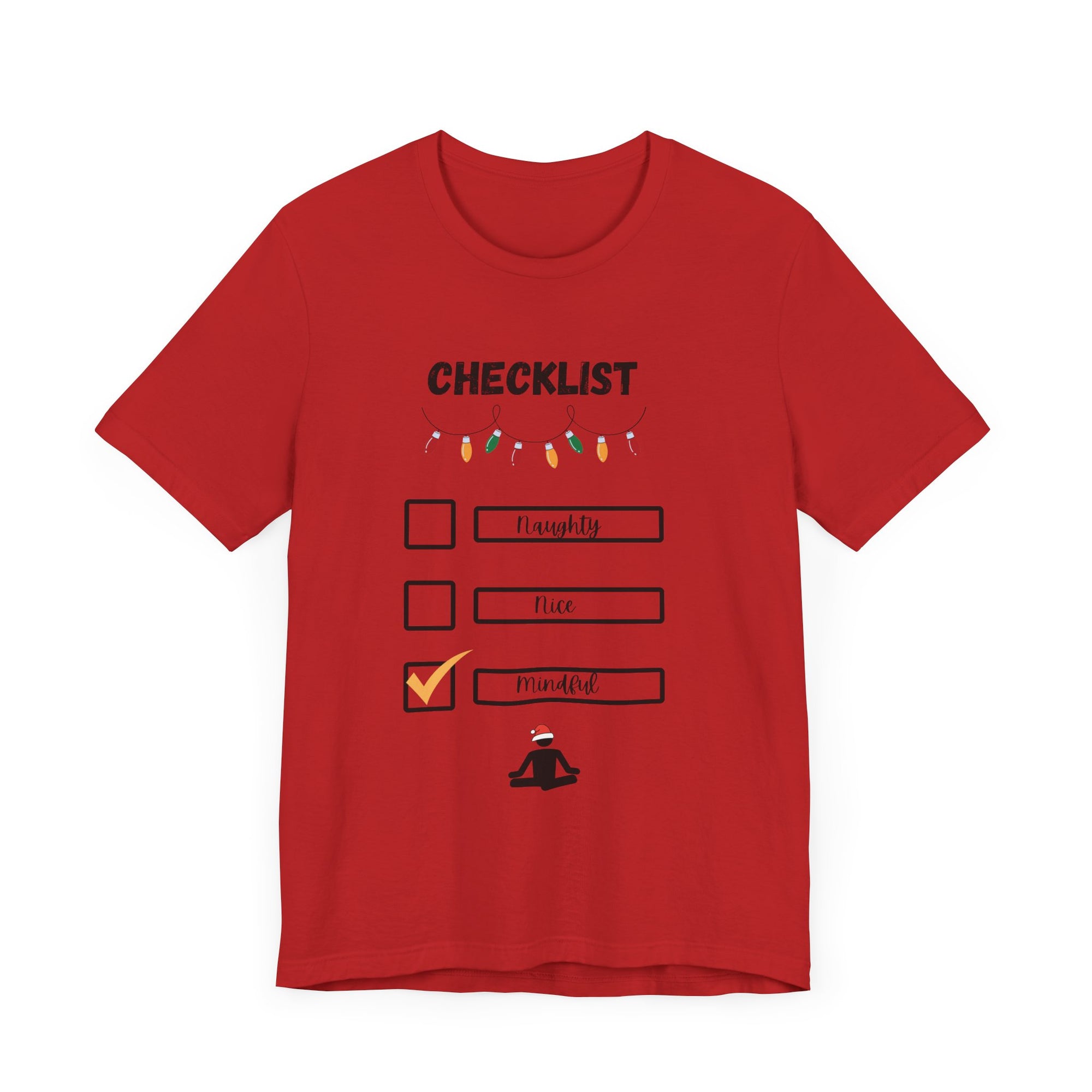 Festive Mindful Checklist Tee