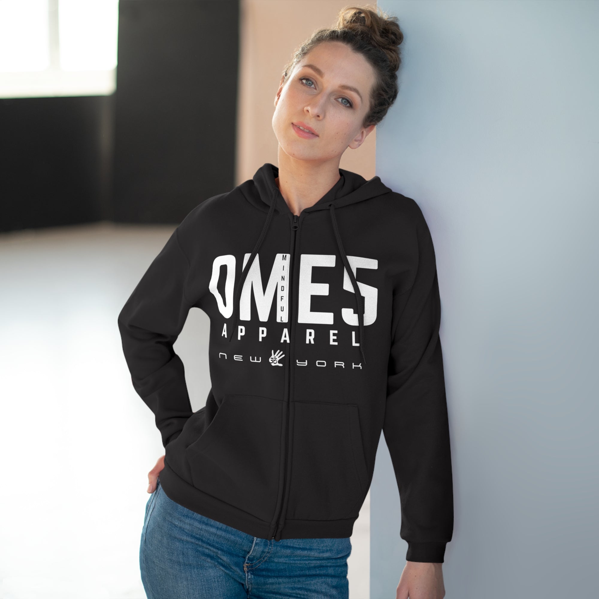 OME5 Emblem Hooded Zip Unisex Sweatshirt