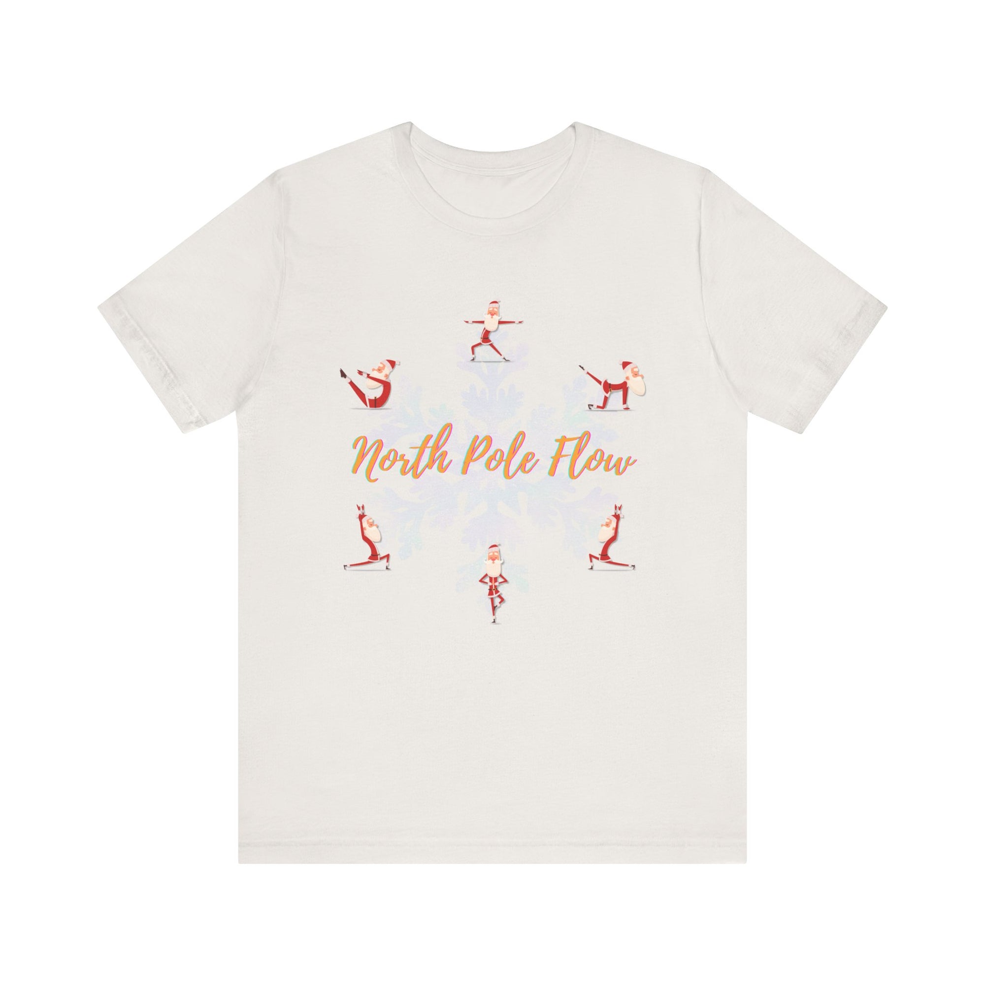 Festive Santa Yoga Tee - North Pole Flow