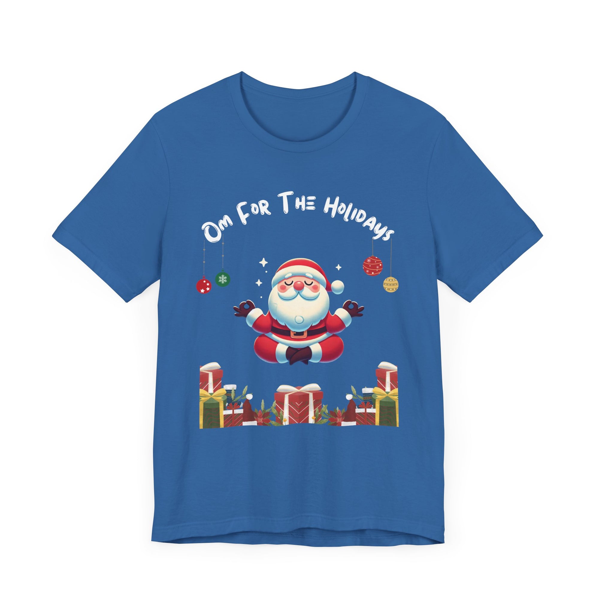 Festive Santa Mindful Gift Tee - Om for the holidays