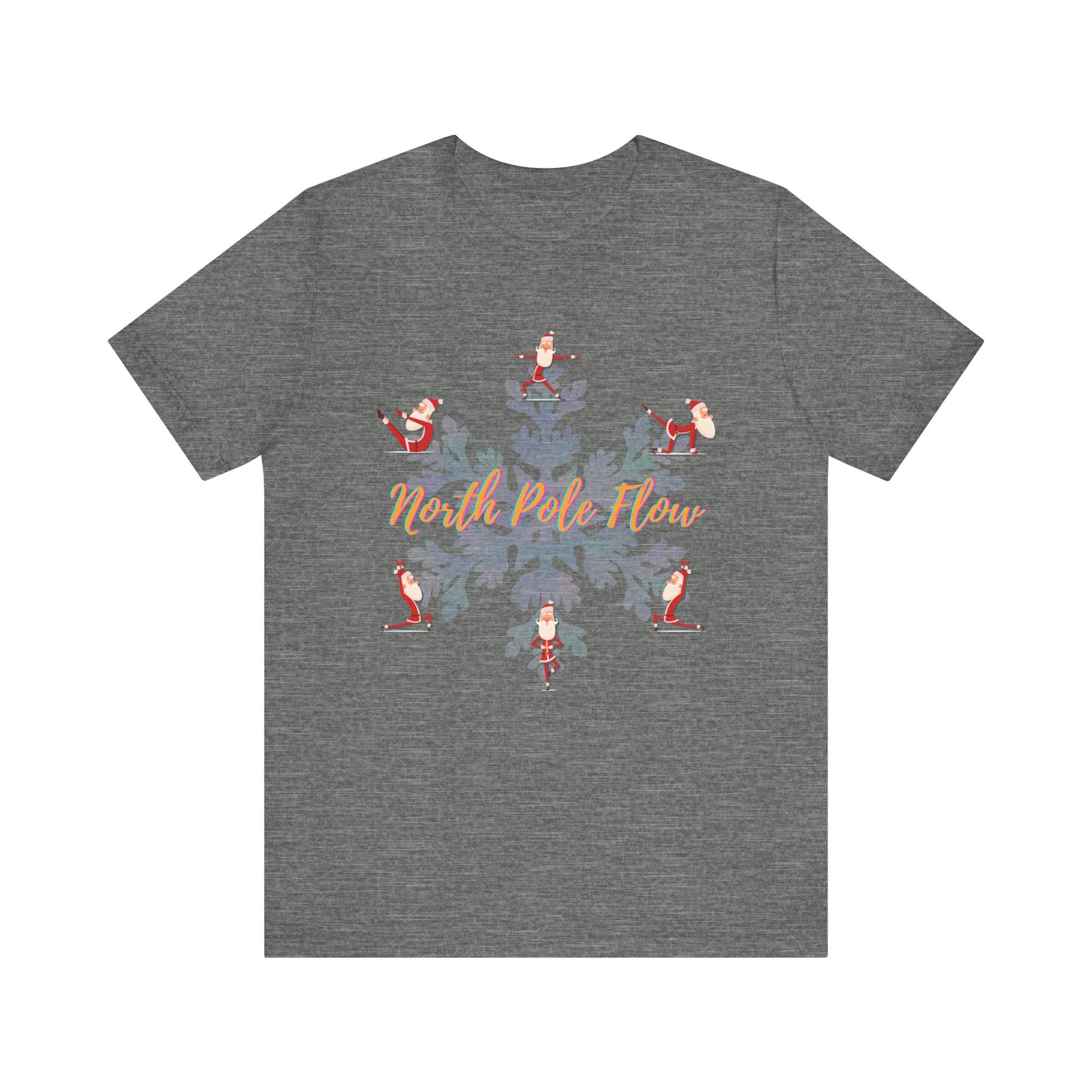 Festive Santa Yoga Tee - North Pole Flow