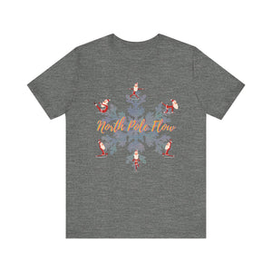 Festive Santa Yoga Tee - North Pole Flow