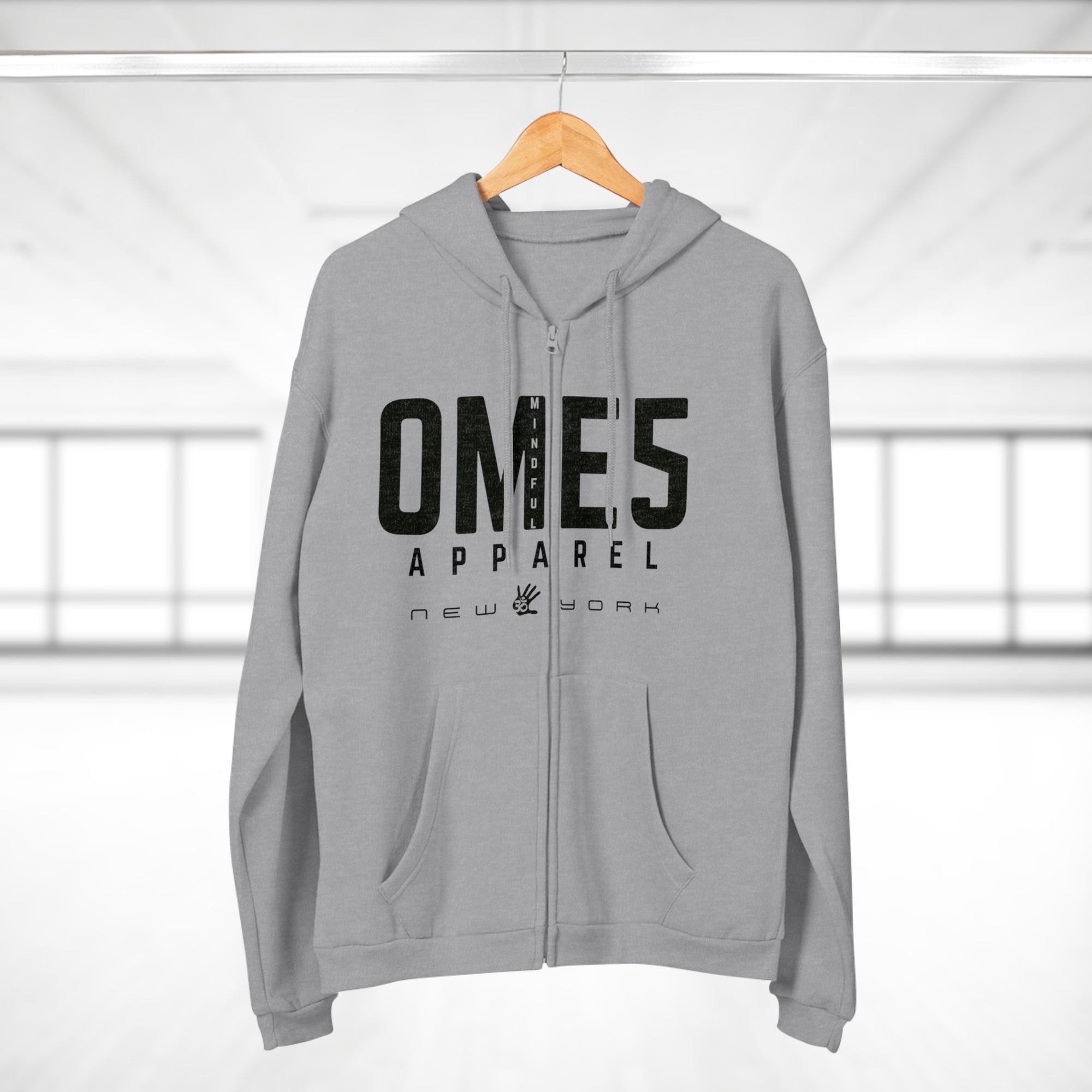 OME5 Emblem Hooded Zip Unisex Sweatshirt