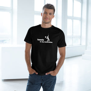 “Tennis is my Medication” Unisex Deluxe T-shirt