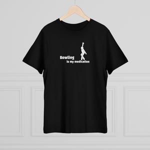 “Bowling is my Medication” Unisex Deluxe T-shirt
