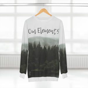 Om Element5 Unisex Sweatshirt: "Wear Nature Meets Mind"