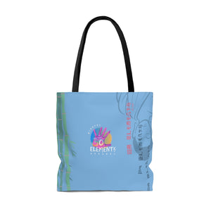 The Essential Kanji Element5 Tote- Himalayan Blue