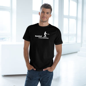 “Baseball is my Medication” Unisex Deluxe T-shirt