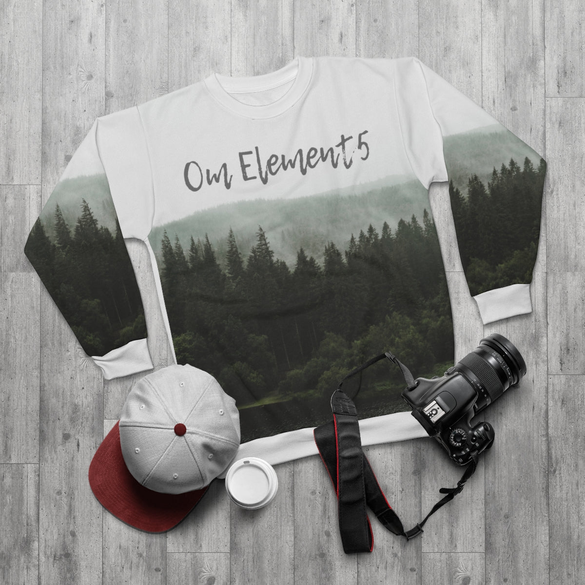 Om Element5 Unisex Sweatshirt: "Wear Nature Meets Mind"
