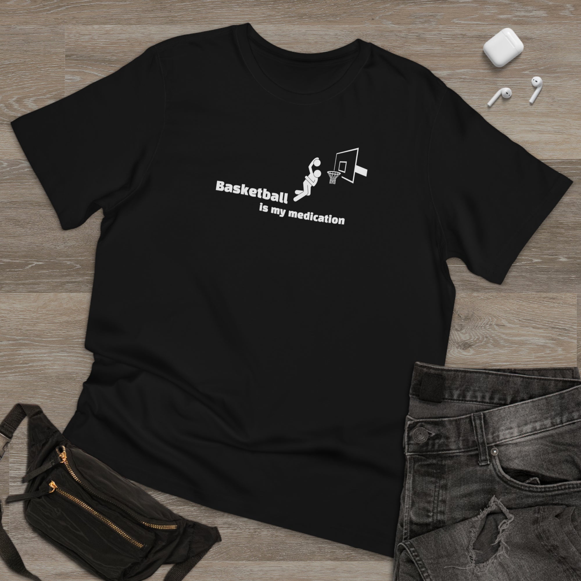 “Basketball is my Medication” Unisex Deluxe T-shirt