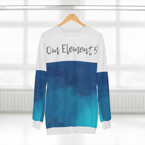Om Element5 Unisex Aqua Sweatshirt