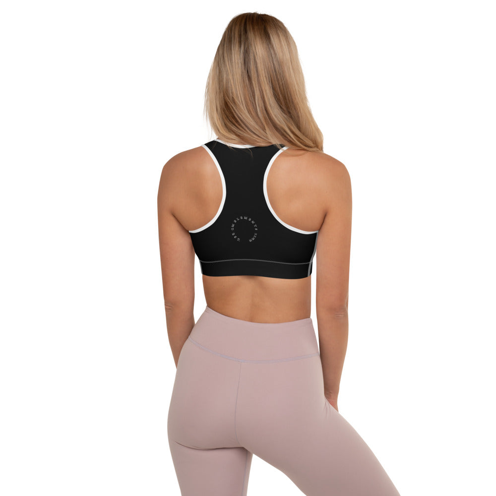 Element5 Padded Sports Bra in Pure Black