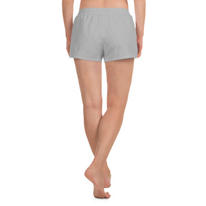 Om Emblem Women's Athletic Shorts in Urban Grey