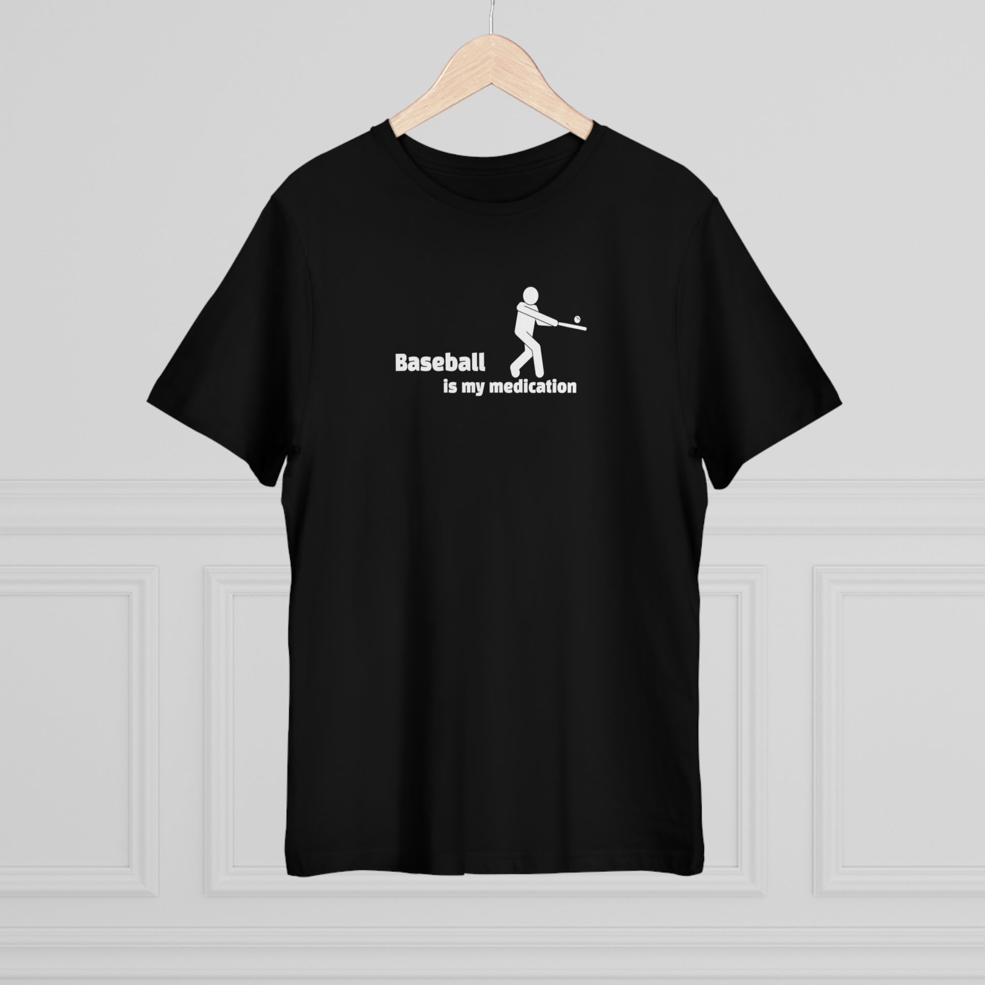 “Baseball is my Medication” Unisex Deluxe T-shirt