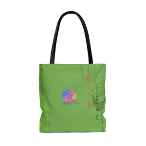 The Essential Kanji Element5 Tote- Bamboo Green