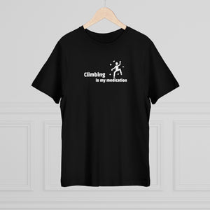 “Climbing is my Medication” Unisex Deluxe T-shirt