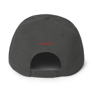 Unisex Minimalist Palm Print Snapback Hat
