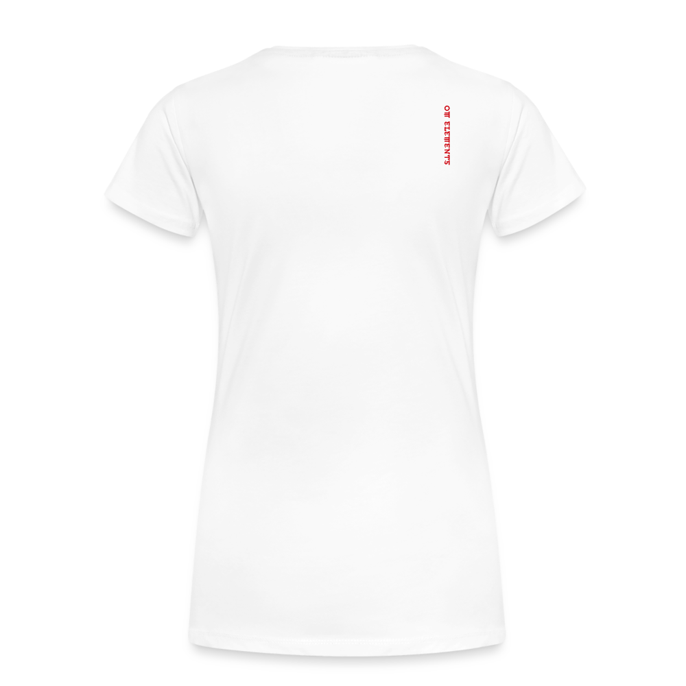 Women’s Premium PalmPrint Organic T-Shirt - white