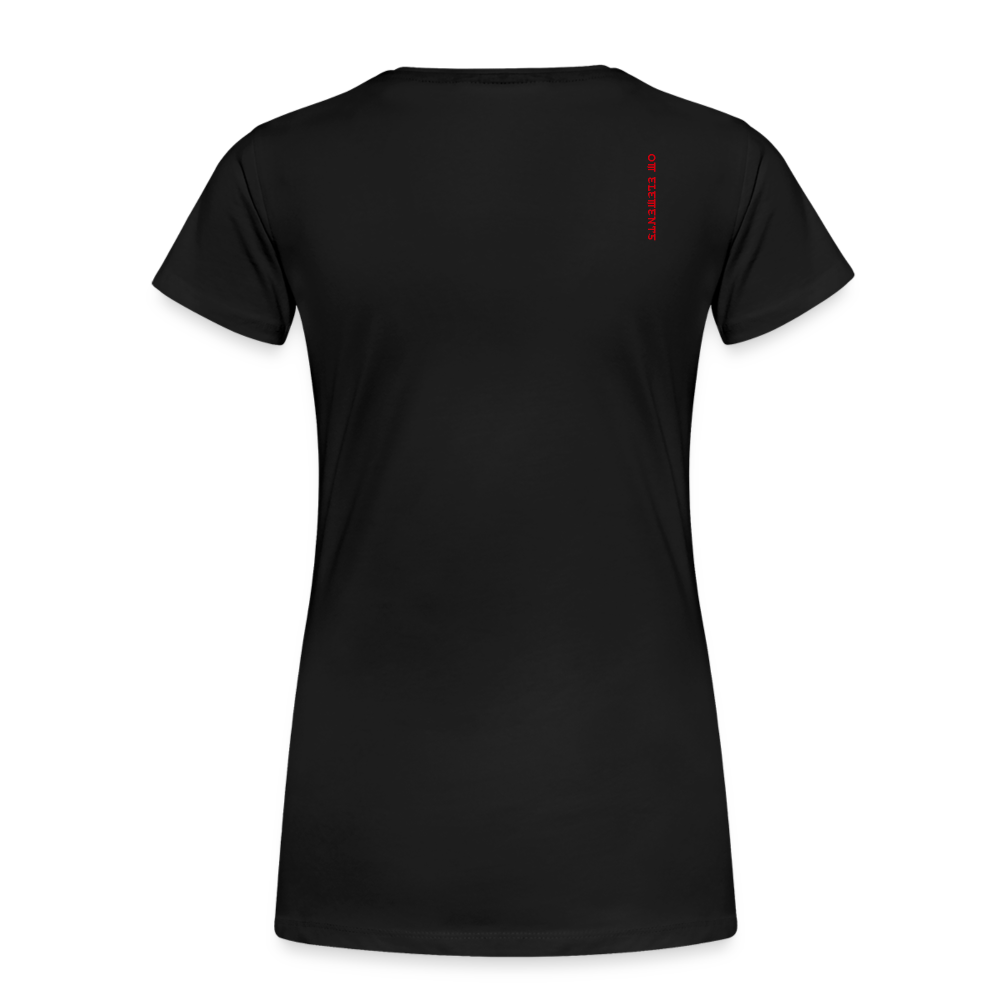 Women’s Premium PalmPrint Organic T-Shirt - black
